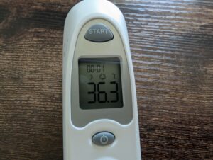 Beurer FT 58 Ohrthermometer Messergebnis 1