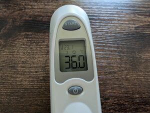 Beurer FT 58 Ohrthermometer Messergebnis 3