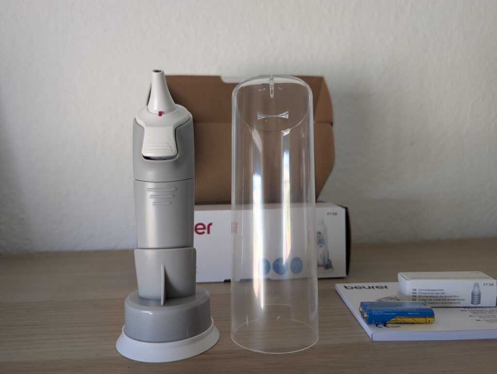 Beurer FT 58 Ohrthermometer Ständer und Schutzhülle