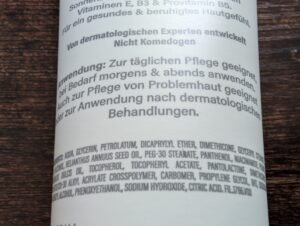 Cetaphil-Feuchtigkeitscreme Inhaltsstoffe