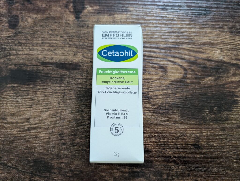 Cetaphil-Feuchtigkeitscreme Umverpackung