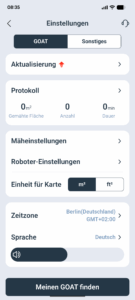 ECOVACS Goat A1600 LiDAR PRO Mähroboter App (12)