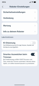 ECOVACS Goat A1600 LiDAR PRO Mähroboter App (14)