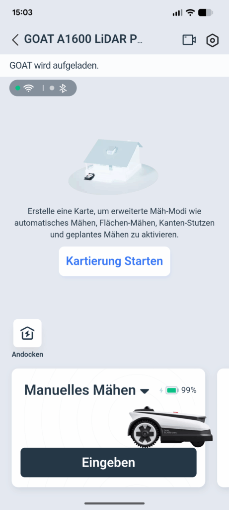 ECOVACS Goat A1600 LiDAR PRO Mähroboter App (3)
