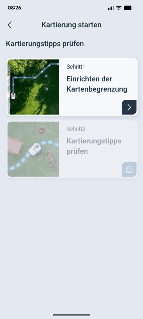 ECOVACS Goat A1600 LiDAR PRO Mähroboter App (8)