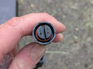 ECOVACS Goat A1600 LiDAR PRO Mähroboter Stecker des Ladekabels
