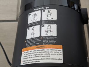 Fretta-Slow-Juicer Anleitung auf Gerät
