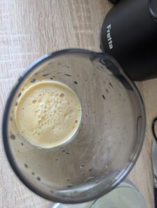 Fretta-Slow-Juicer Apfelsaft Schaum