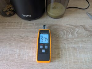 Fretta-Slow-Juicer Betriebslautstärke