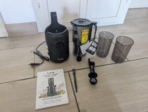 Fretta-Slow-Juicer Lieferumfang