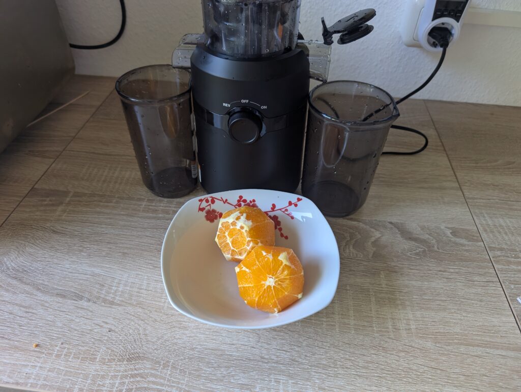 Fretta-Slow-Juicer Orangen