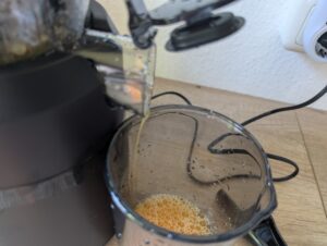 Fretta-Slow-Juicer Orangen entsaften (2)