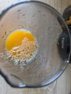 Fretta-Slow-Juicer Orangensaft
