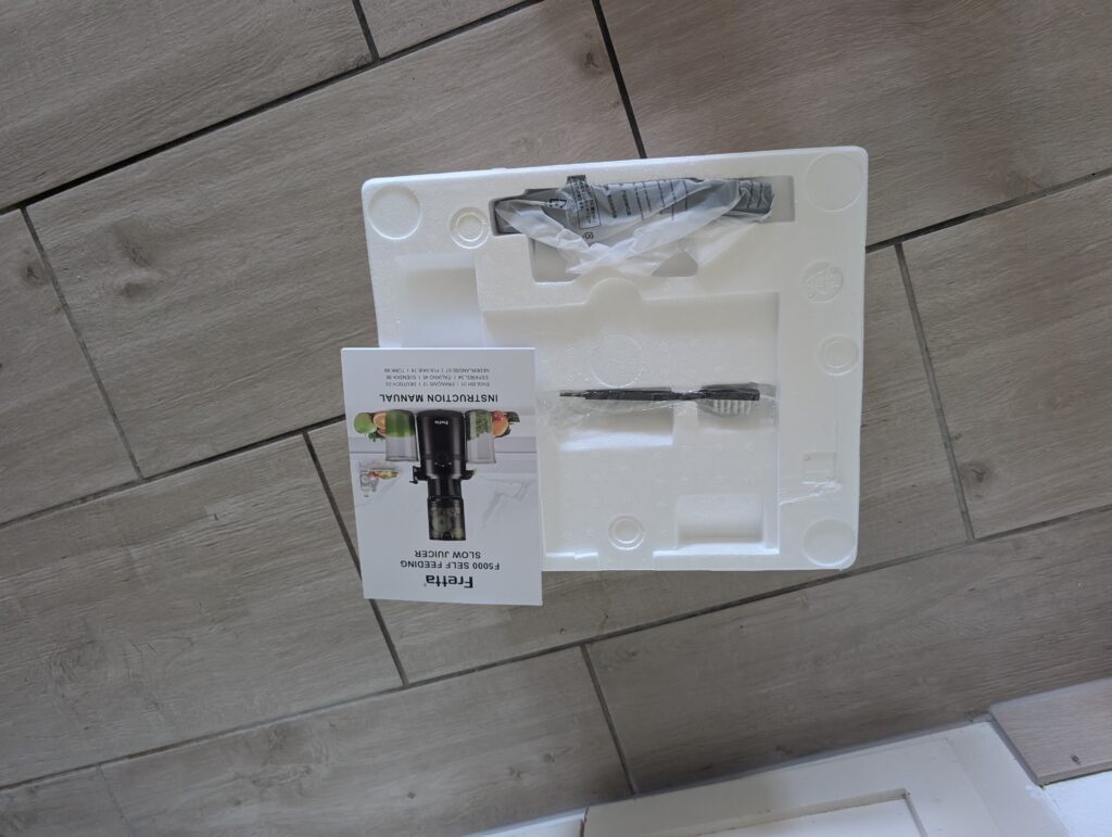 Fretta-Slow-Juicer auspacken 2