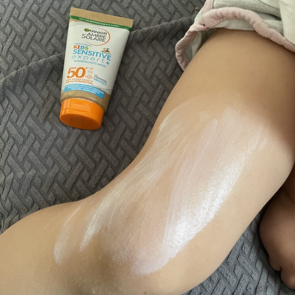 Garnier Ambre Solaire Kids Sensitive expert+ Konsistenz