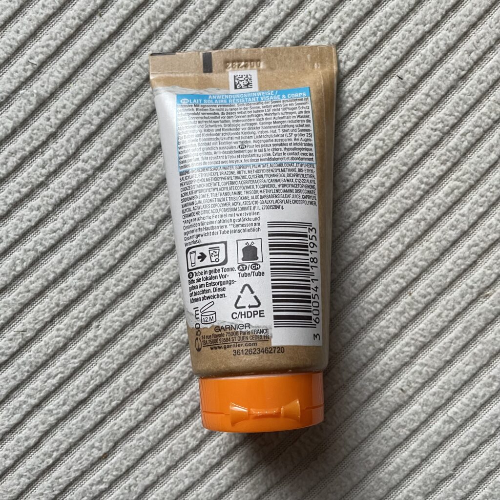 Garnier Ambre Solaire Kids Sensitive expert+ Verpackung