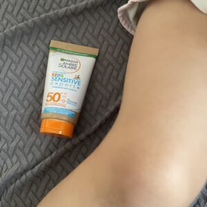 Garnier Ambre Solaire Kids Sensitive expert+ nach wenigen Minuten