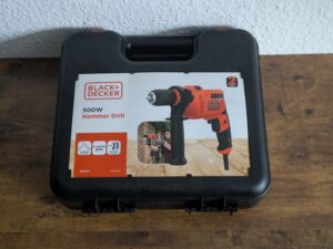 Koffer der BLACK+DECKER BEH200K-QS Schlagbohrmaschine