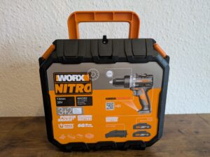 Koffer der WORX NITRO WX352.4 Schlagbohrmaschine