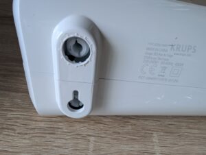 Krups 3 Mix 4000 Handmixer Aufnahme für die Rührwerkzeuge