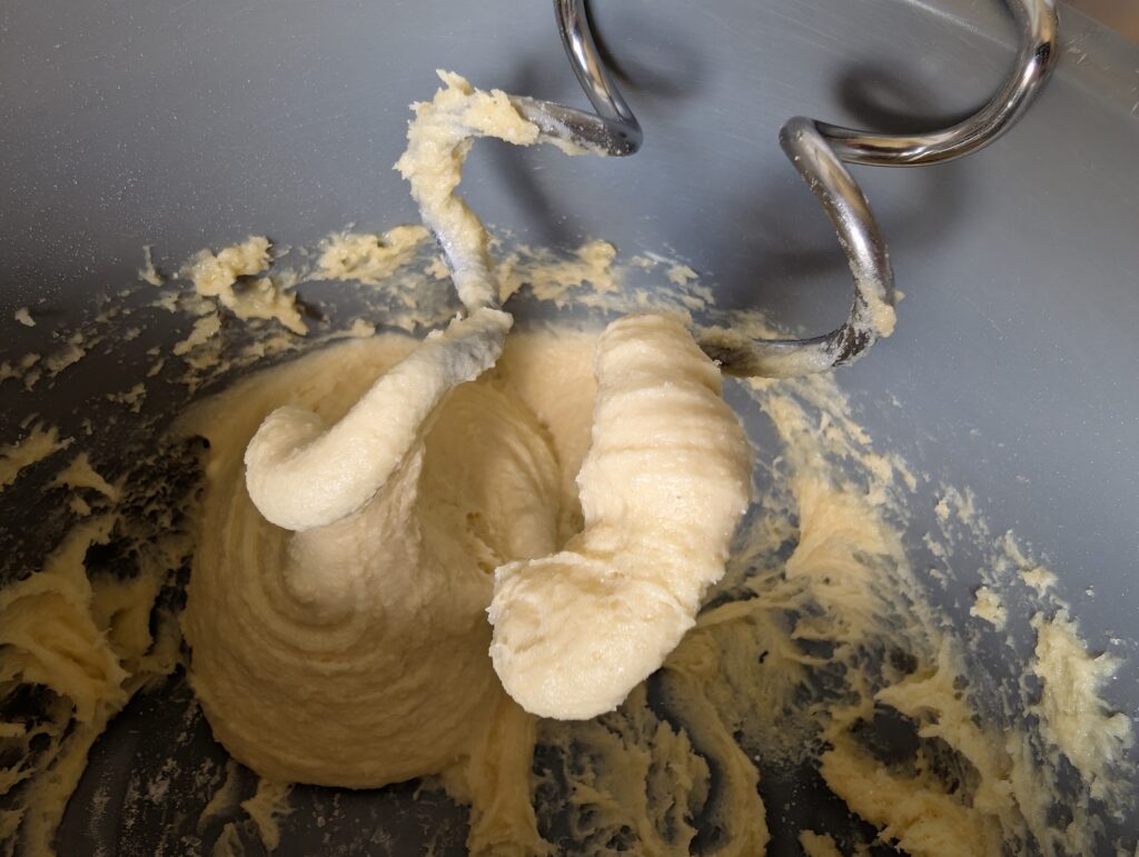 Krups 3 Mix 4000 Handmixer Knethaken mit Teig