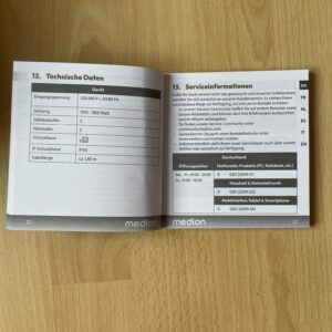 MEDION LIFE HD2 Haartrockner Bedienungsanleitung