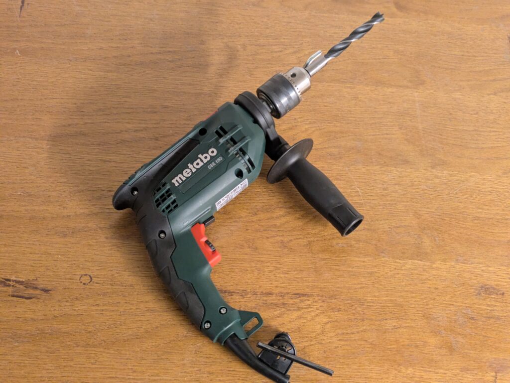 Metabo SBE 650 Schlagbohrmaschine im Einsatz (2)