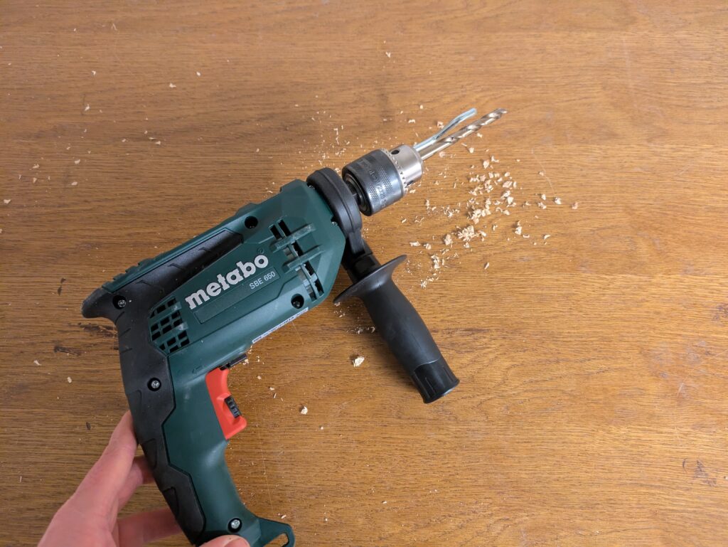 Metabo SBE 650 Schlagbohrmaschine im Einsatz (5)