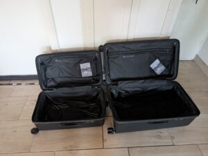 Travelite Roomer 4w Kofferset beide Koffer geöffnet