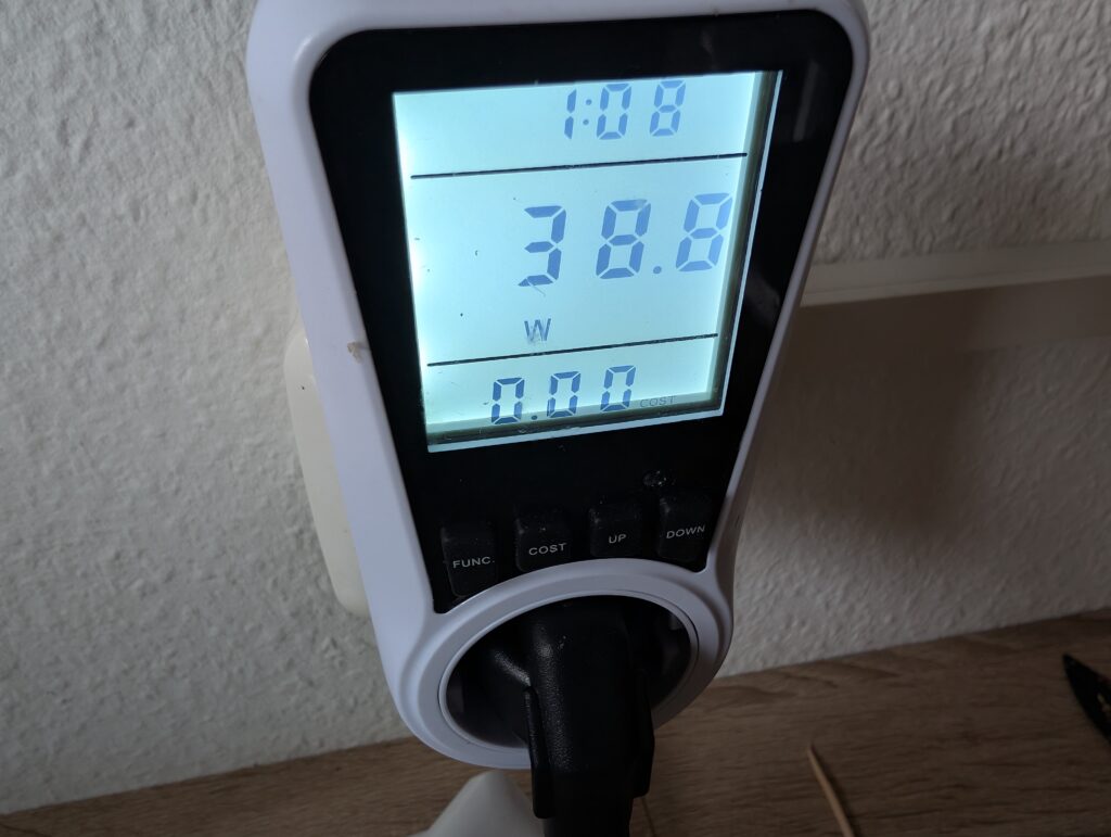 Tristar RK-6145 Reiskocher Leistungsaufnahme bei Warmhalten