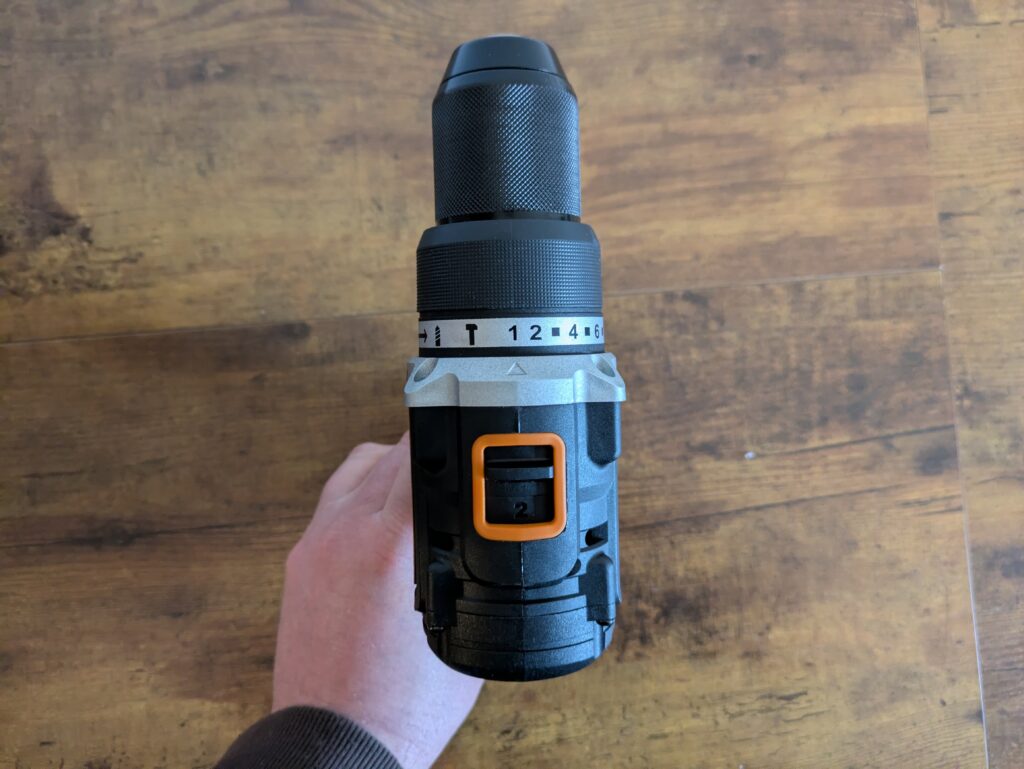 WORX NITRO WX352.4 Schlagbohrmaschine von oben
