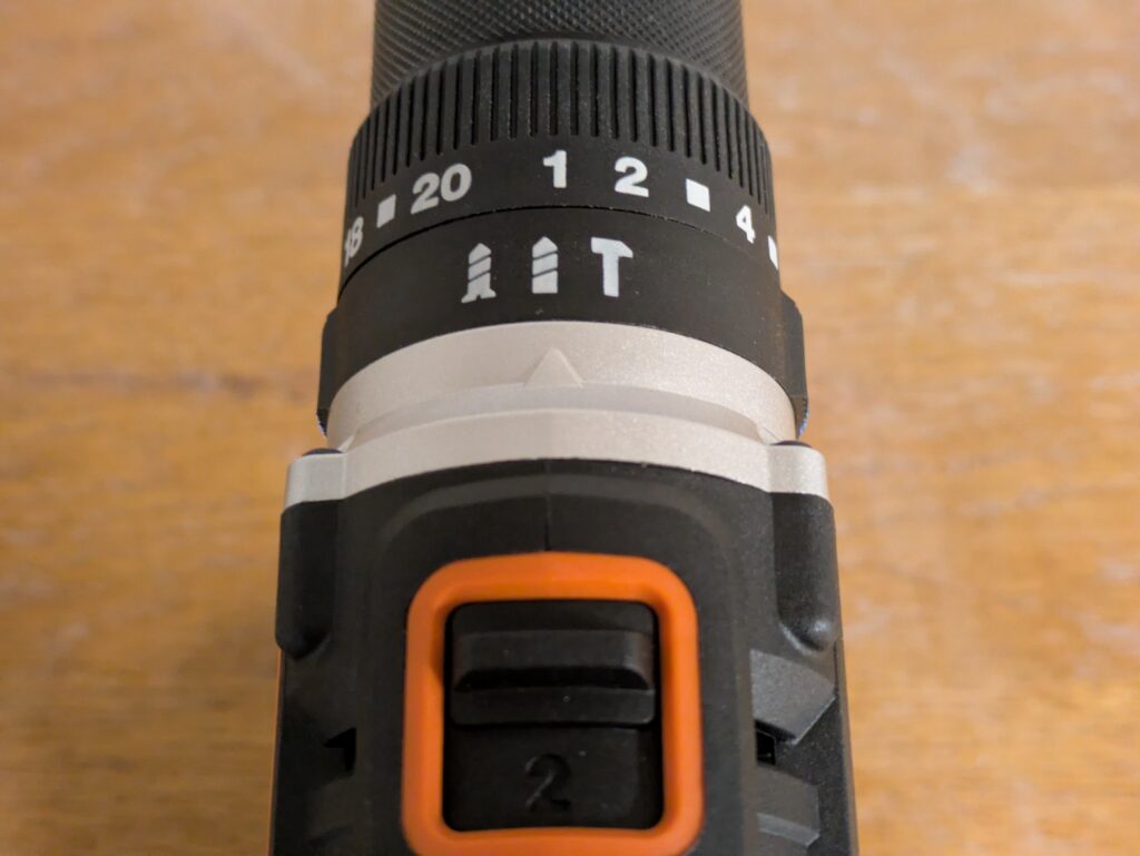WORX NITRO WX355.9 Schlagbohrmaschine Bohrschaltung