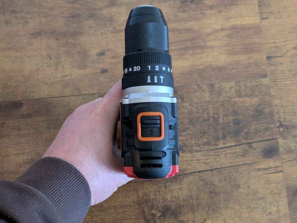 WORX NITRO WX355.9 Schlagbohrmaschine von oben