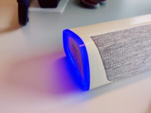 Heyone Soulion R30 PC-Lautsprecher LED-Beleuchtung Nahaufnahme