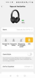 EarFun Wave Life Over-Ear-Kopfhörer App ANC
