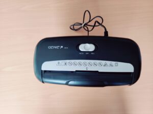 Genie 240S Aktenvernichter von oben