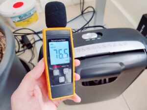 Genie 240S Aktenvernichter Lautstärke im Praxistest