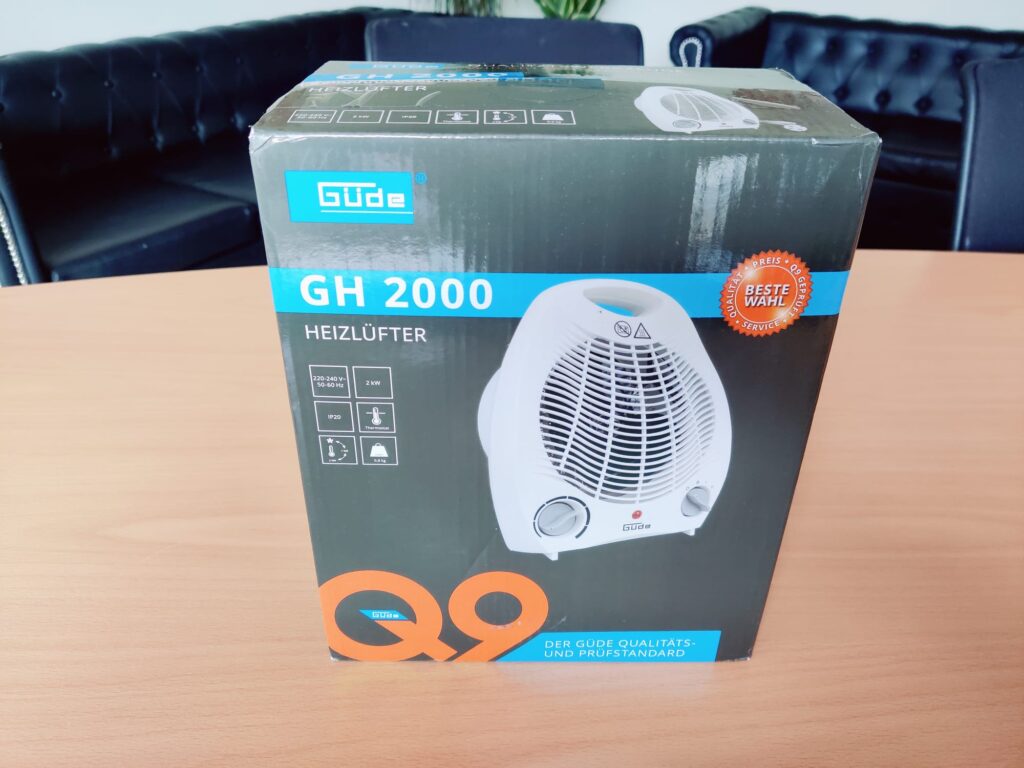 Güde GH 2000 Heizlüfter Verpackung