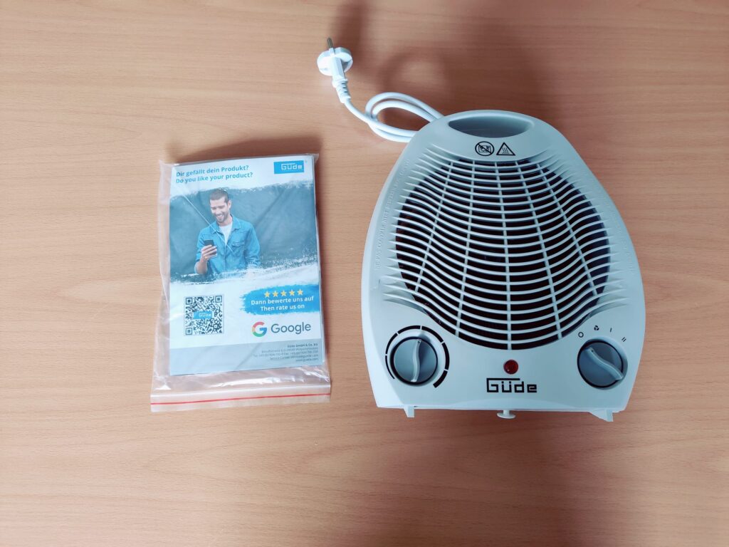 Güde GH 2000 Heizlüfter mit Zubehör