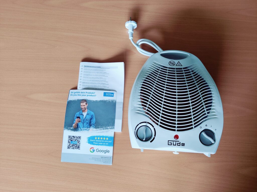 Güde GH 2000 Heizlüfter Übersicht