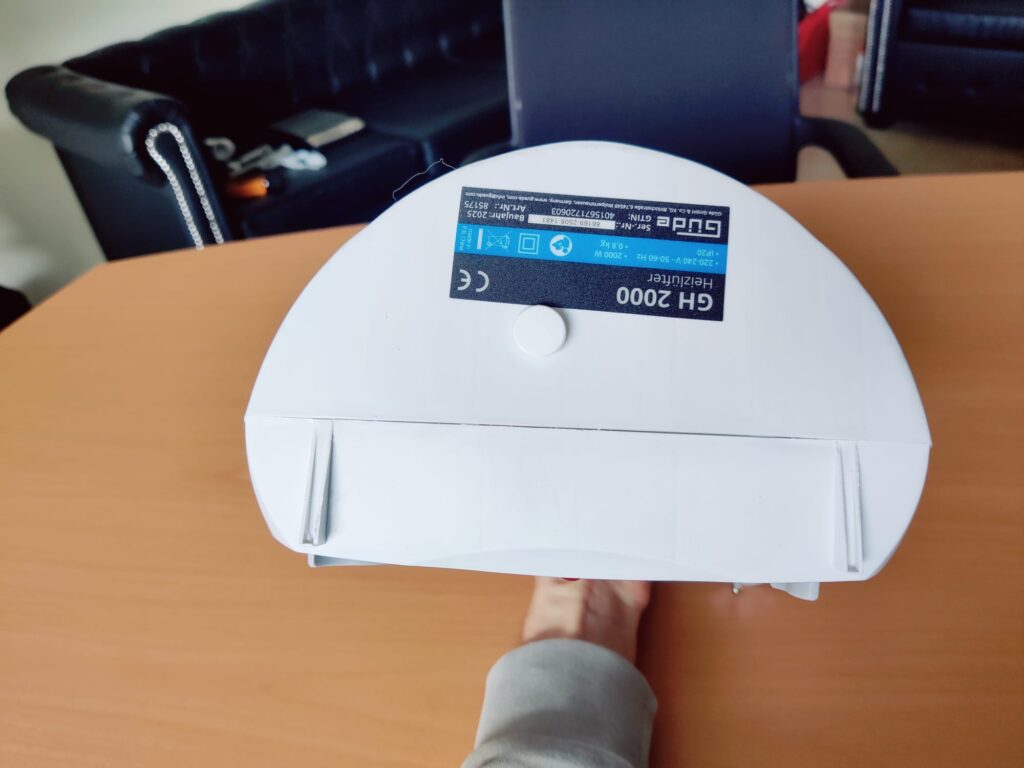 Güde GH 2000 Heizlüfter von unten