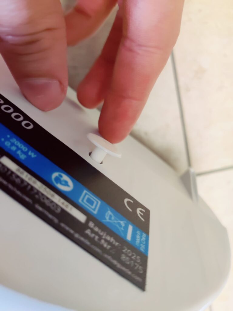 Güde GH 2000 Heizlüfter Kippschutz