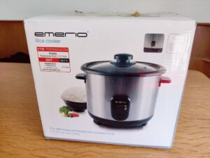 Emerio RCE-110118.5 Reiskocher Vepackung seitlich