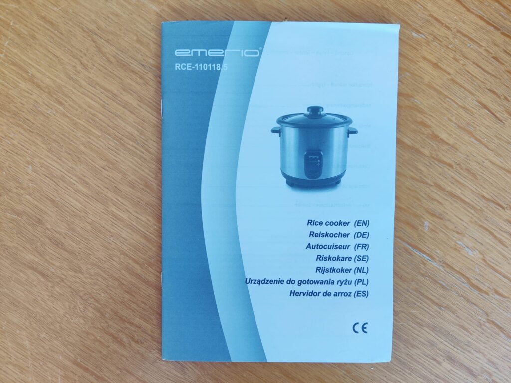 Emerio RCE-110118.5 Reiskocher Bedienungsanleitung