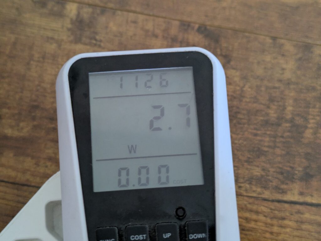 Brightup FK375S Rasierer Stromverbrauch
