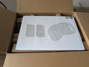 Philips 5000-Serie 3-in-1 Sandwichmaker Verpackung geöffnet