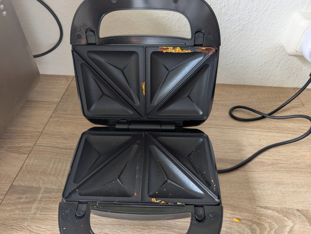 Philips 5000-Serie 3-in-1 Sandwichmaker nach der Zubereitung 2