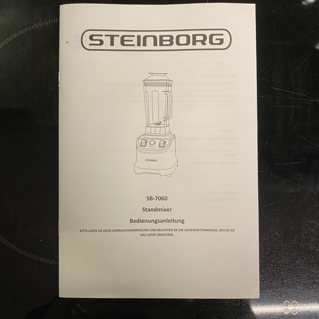 STEINBORG Standmixer SB-7060 Bedienungsanleitung