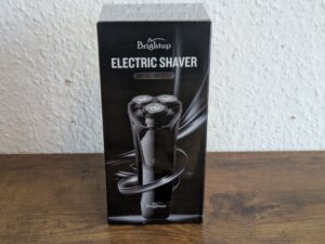 Verpackung des Brightup FK375S Rasierers von vorne