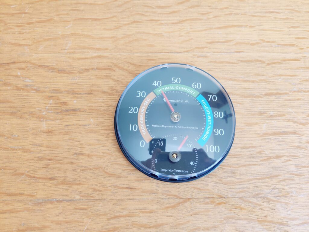 Lantelme 4127 Hygrometer von oben